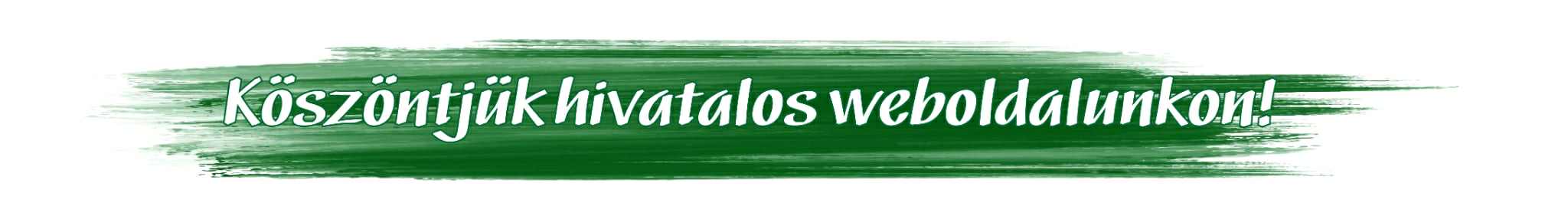 Üdvözöljük weboldalunkon